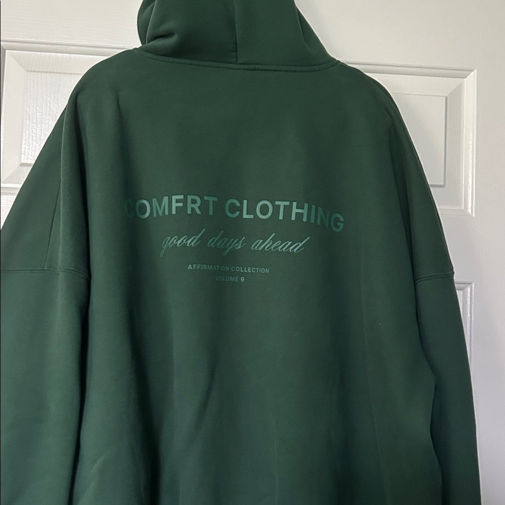 Comfort Affirmation Zip Hoodie- XL- Hunter
Oversized Fit - Picture 8 of 8